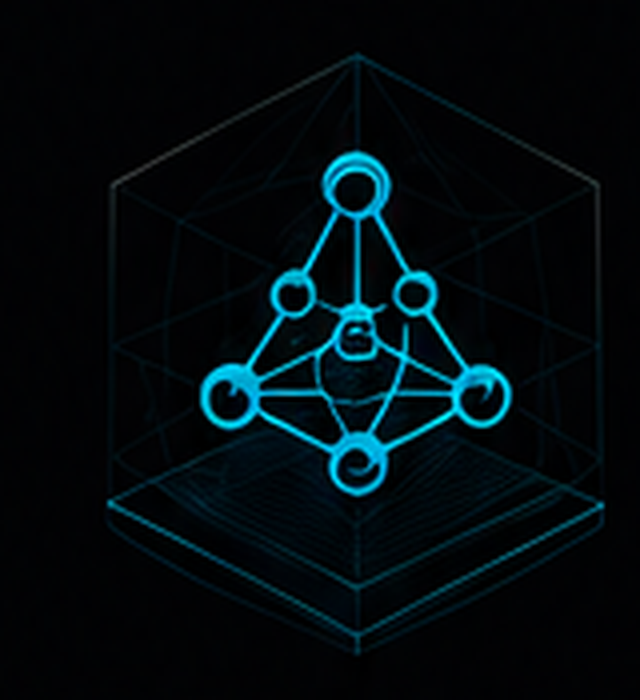 Molecular network icon